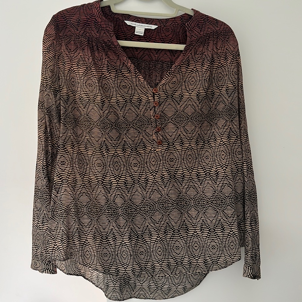 Diane von Furstenberg Silk/Cotton Blouse